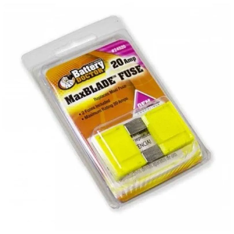 MAXI STANDARD BLADE FUSE-20A-Y